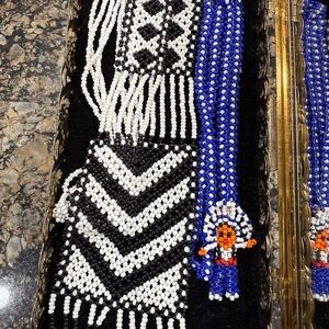 Set of 2 Beaded Necklaces - Native American style